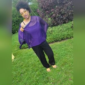 Purple Royalty Poncho